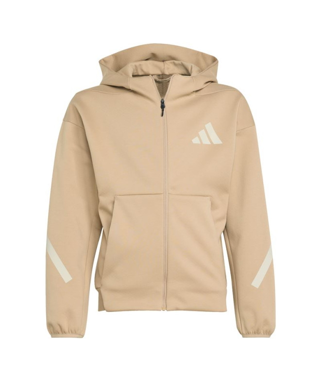 Moletom adidas Z.N.E.Fz Infantil Marrom