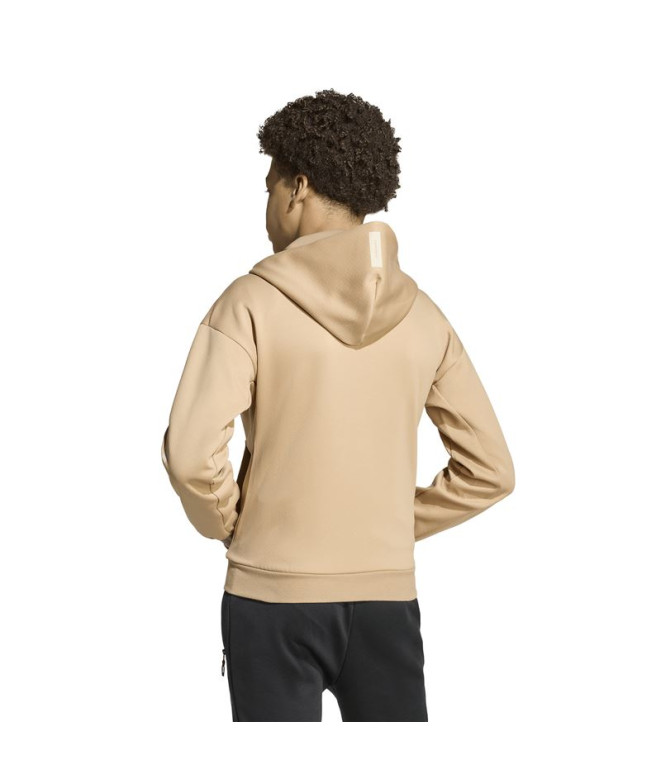 Moletom adidas Z.N.E.Fz Infantil Marrom