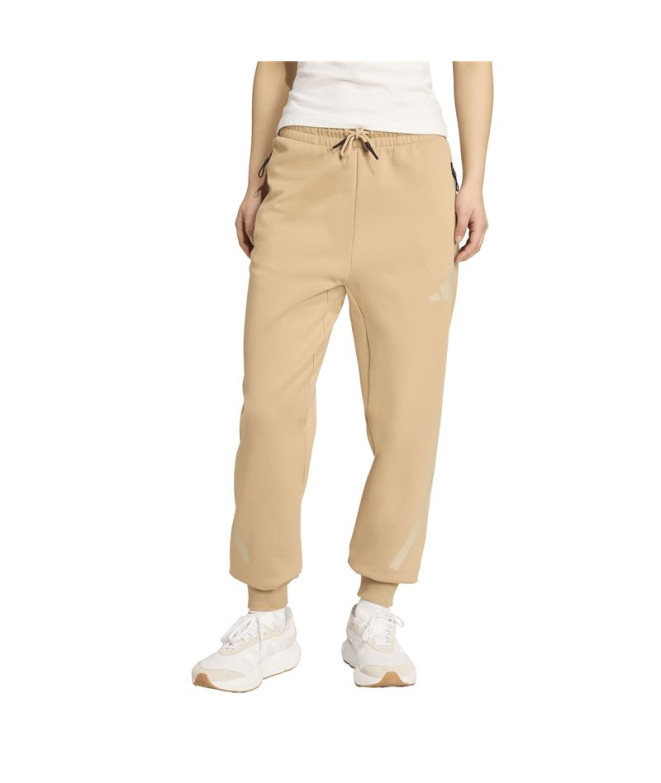Pantalon adidas Z.N.E. Femme Marron