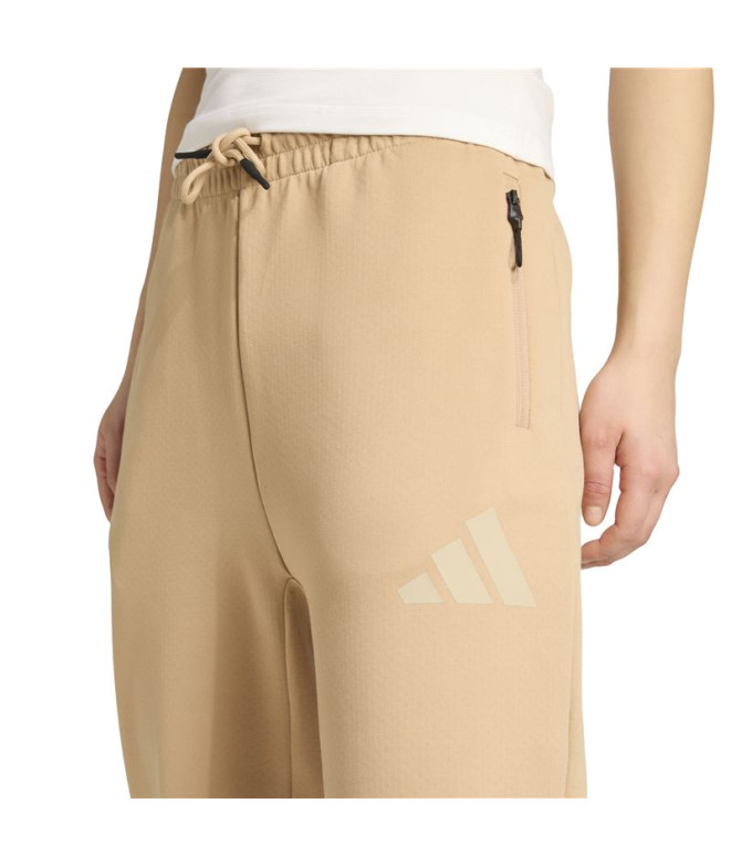 Pantalon adidas Z.N.E. Femme Marron