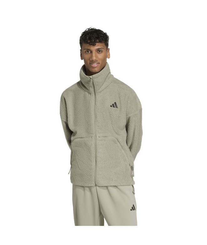 Polar adidas Ct Fleece Fz Homme Vert