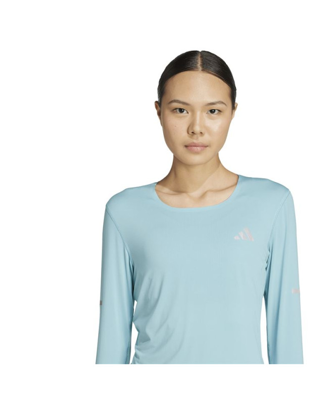 T-shirt de Running adidas Adi365 Co Ls Femme Verte