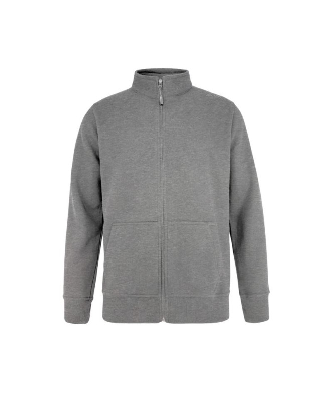 Sudadera Joluvi Team Zip Gris Vigore Uva Catawba