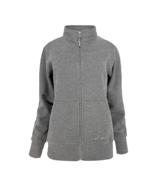 Sudadera Joluvi Team Zip Mujer Gris Vigore...