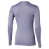 Sweat de Running Mizuno Mid Weight Crew Femme Bleu