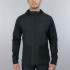 Casaco de Running Mizuno Active Warm Hybrid Fz Hd Ls Homem Preto