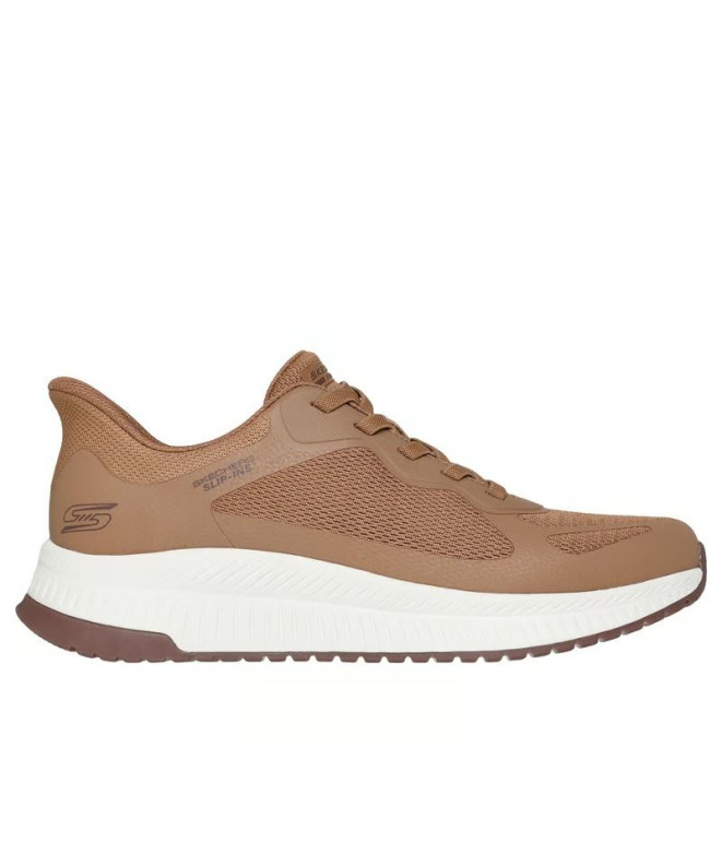 Chaussures Skechers Bobs Squad 4 Homme Marron