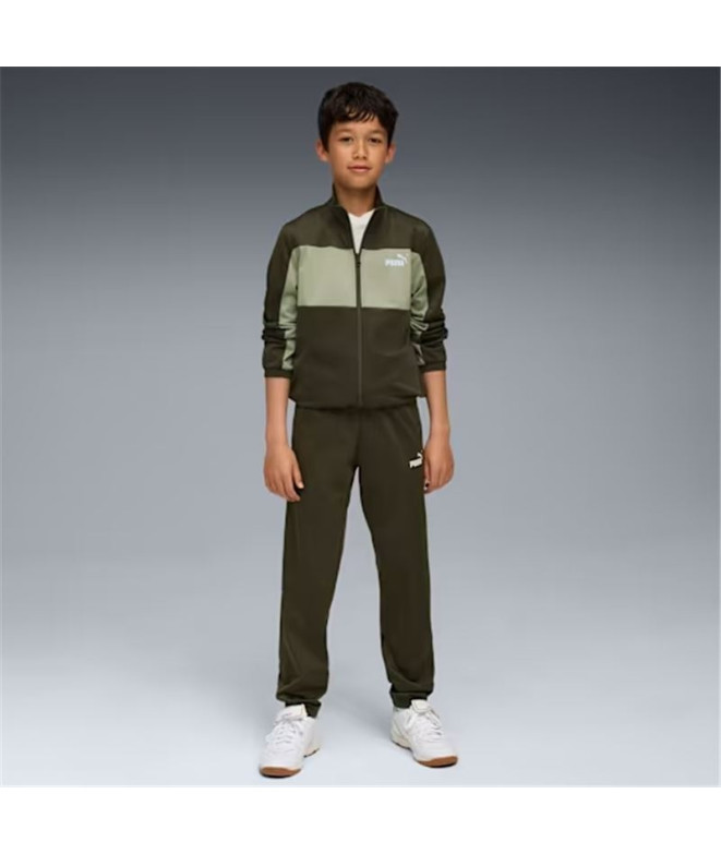 Survêtement Puma Poly Colorblock, Olive Foncé,...