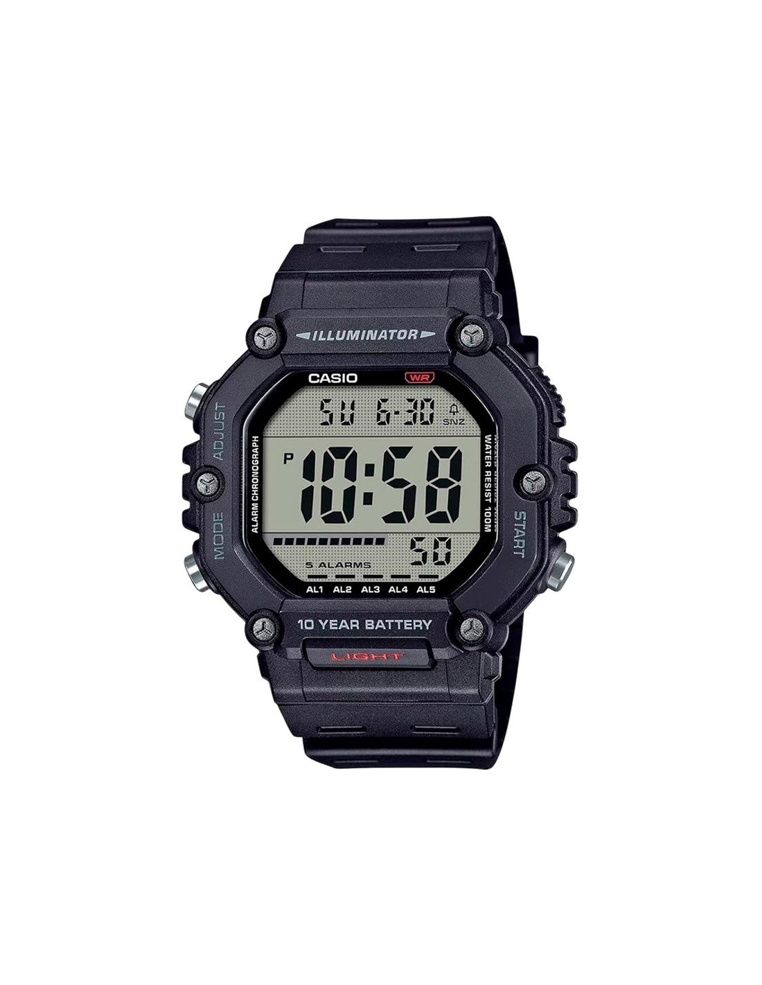 Casio Homem Preto Relógio Coleção Timeless Homens