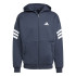 Moletom adidas Future Icons 3 Bandas Fz Homem Azul Marinho