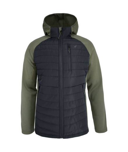 Casaco Hibrida Joluvi Stark Hodd Preto/Verde Oliva