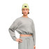 Sudadera de Fitness Puma W Cloudspun Crew,Light Gray Heathe, Mujer
