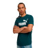 Camiseta Puma Essentials No. 1 Logo Green Terrain Hombre