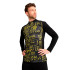 Camiseta de Fútbol Puma Bvb Prematch 1/4 Zip Black-Faster Yellow Hombre