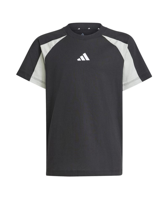 Camiseta adidas Cb Infantil Negro
