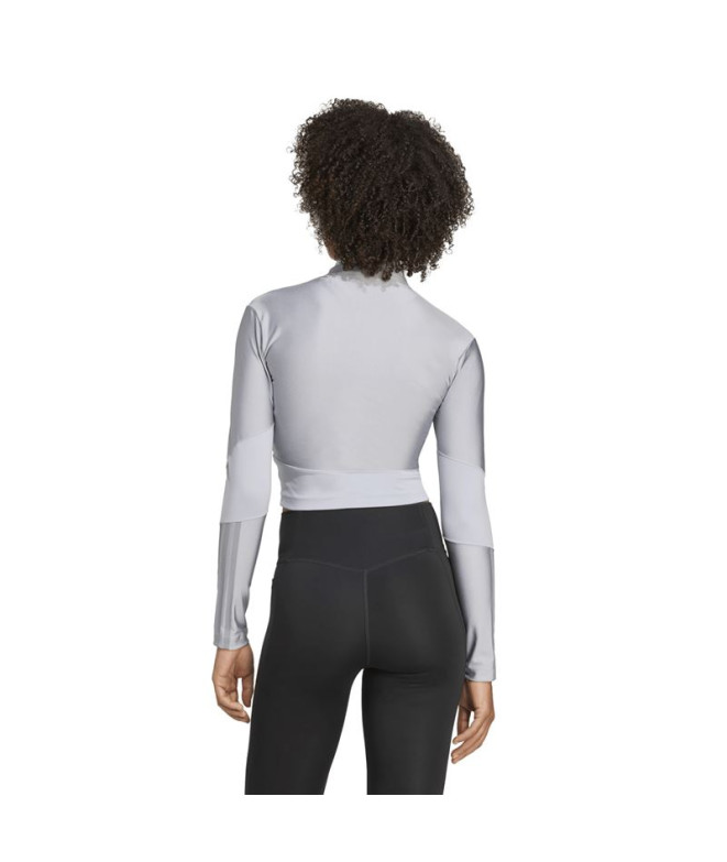 Sweat de Fitness adidas Hyg Shn Track Femme Verte