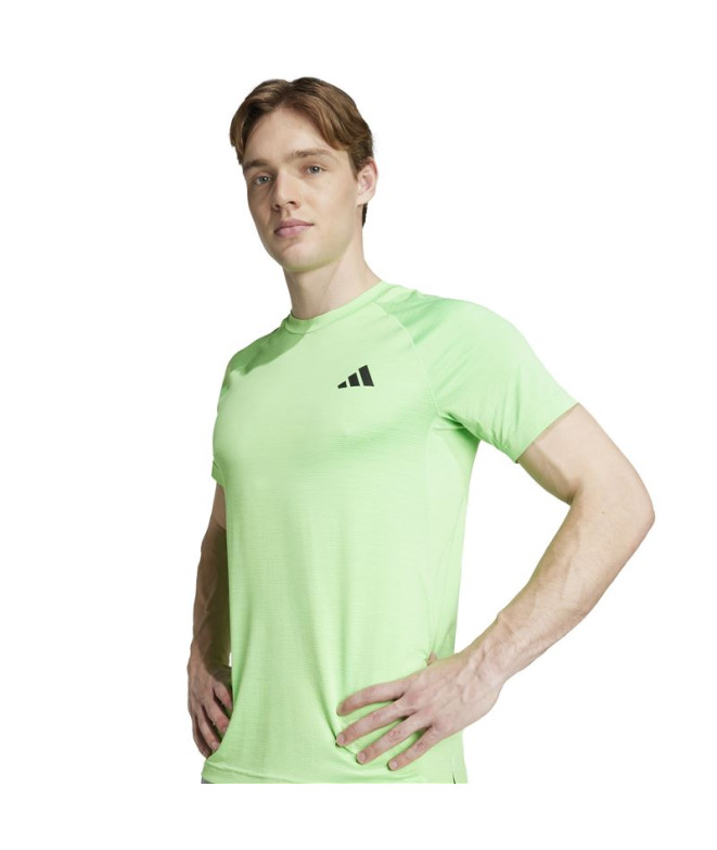 Camiseta de Fitness adidas Gym+ Homem Verde