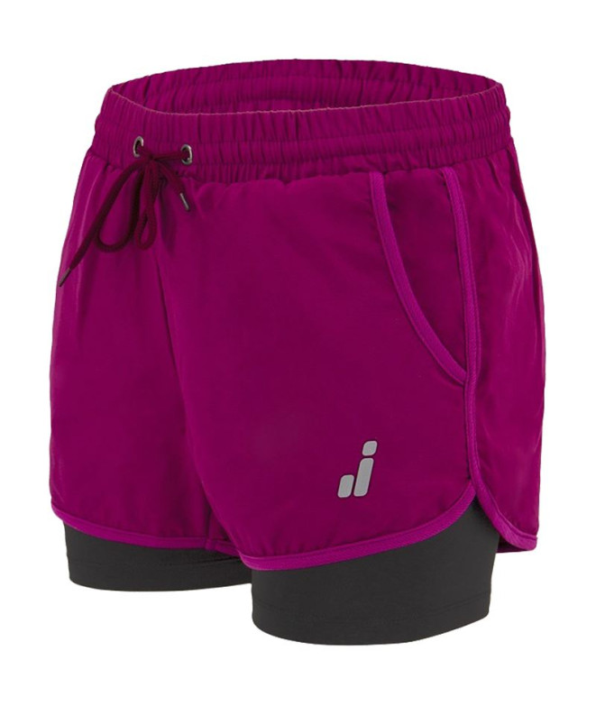 Calça de running Joluvi Meta Duo Roxo Mulher