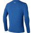Camiseta de Fitness Mizuno Core Impulse Ls Tee Hombre Azul