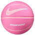 Bola de Basquetebol Nike Everyday Playground 8P Desinflada Rosa Branco