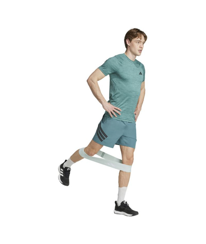 T-shirt de Fitness adidas Gym+ Homme Bleu