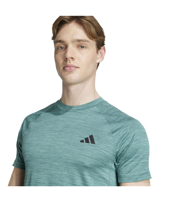 Camiseta de Fitness adidas Gym+ Homem Azul