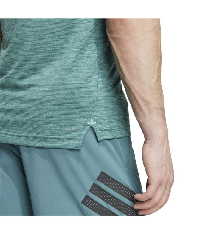 T-shirt de Fitness adidas Gym+ Homme Bleu