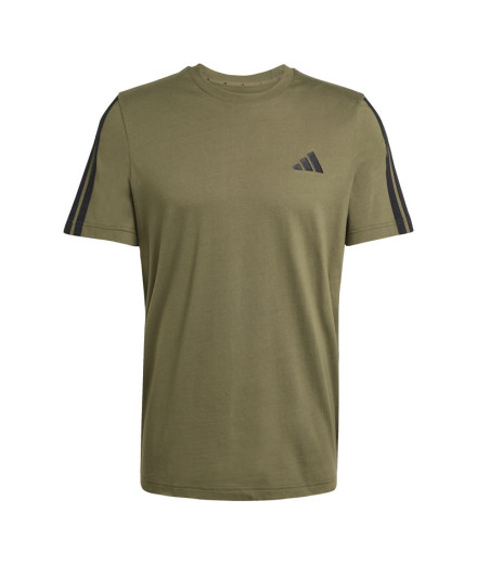 Camiseta adidas 3S Sj Homem Verde Escuro