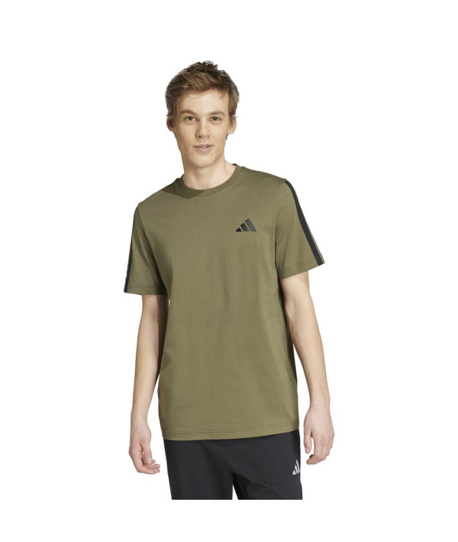 T-shirt adidas 3S Sj Homme Vert Foncé