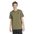 Camiseta adidas 3S Sj Homem Verde Escuro