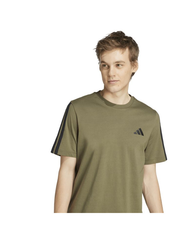 T-shirt adidas 3S Sj Homme Vert Foncé