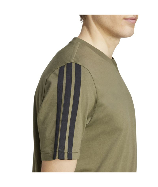 T-shirt adidas 3S Sj Homme Vert Foncé