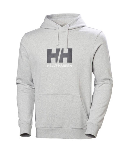 Sudadera Helly Hansen Logo Hombre Gris