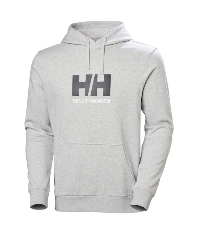 Moletom Helly Hansen Logo Homem Cinza