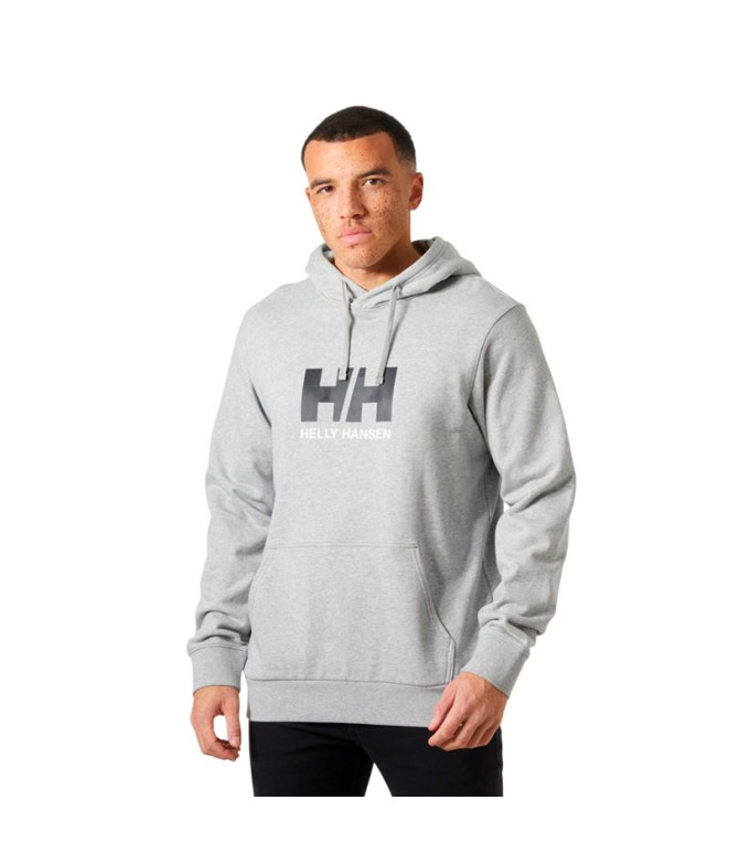 Sweat Helly Hansen Logo Homme Gris