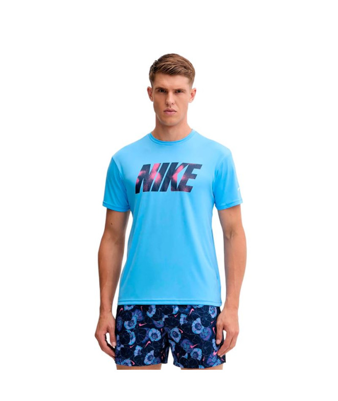 Camiseta Nike de Natação Hydroguard Azul