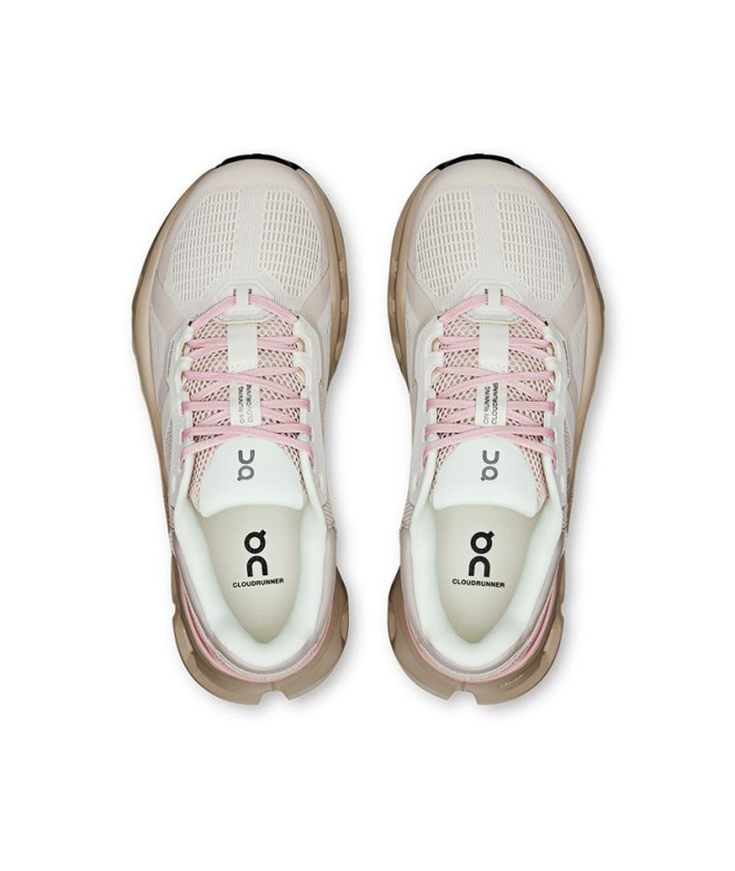 Sapatilhas de Running On Cloudrunner 2 Mulher Bege