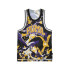 Camiseta de Baloncesto Puma Rival Rage Aop Mesh Hombre Team Violet Aop