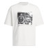 T-shirt de Basket-ball adidas Anted Gfx Tee 2 Homme Blanc