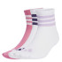 Meias adidas Lk Rib 3Pp So Infantil Branco / Branco / Rosa