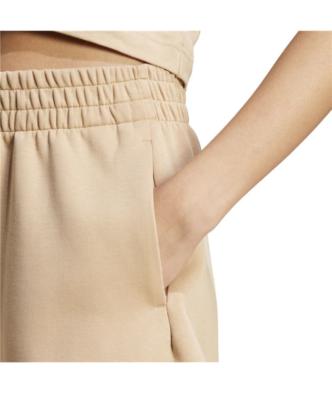 Calça adidas Future Icons 3S Short Mulher Marrom