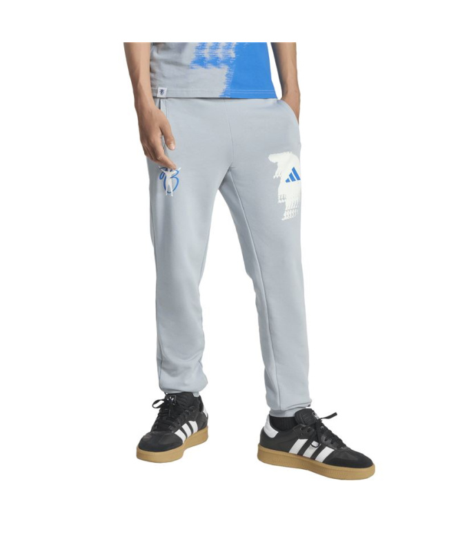 Calça de Futebol adidas Jb Cw Pnt Infantil Cinza