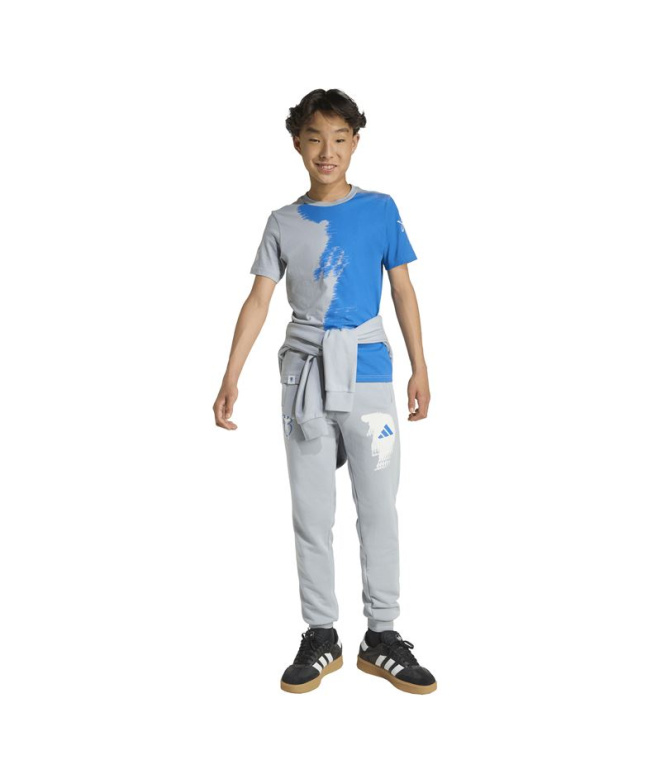 Calça de Futebol adidas Jb Cw Pnt Infantil Cinza