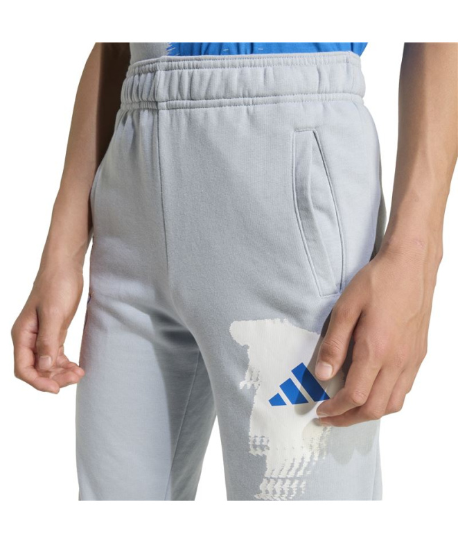 Calça de Futebol adidas Jb Cw Pnt Infantil Cinza