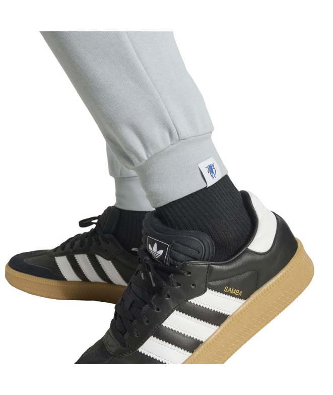 Calça de Futebol adidas Jb Cw Pnt Infantil Cinza