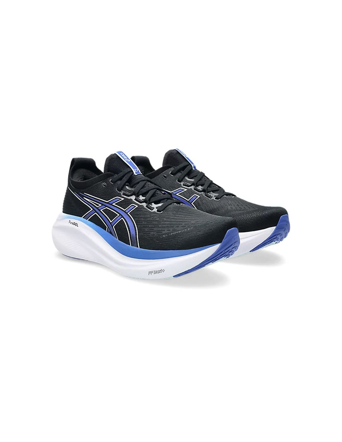 Zapatillas de Running ASICS Gel-Nimbus 27 Hombre Negro/Azul