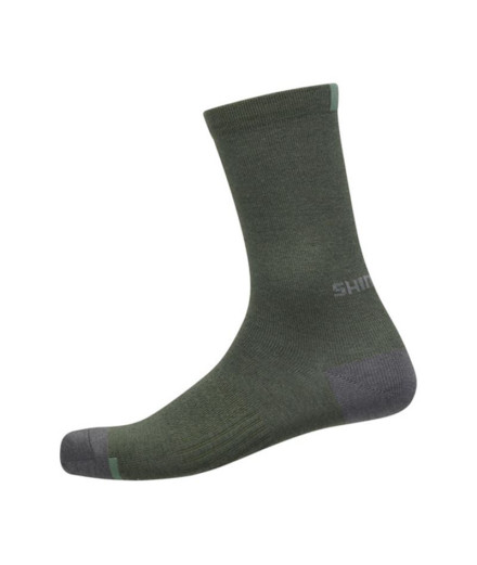Calcetines de Ciclismo Shimano Performance Wool Dark Oliva
