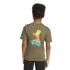Camiseta adidas Lk Sim Infantil Verde Oscuro