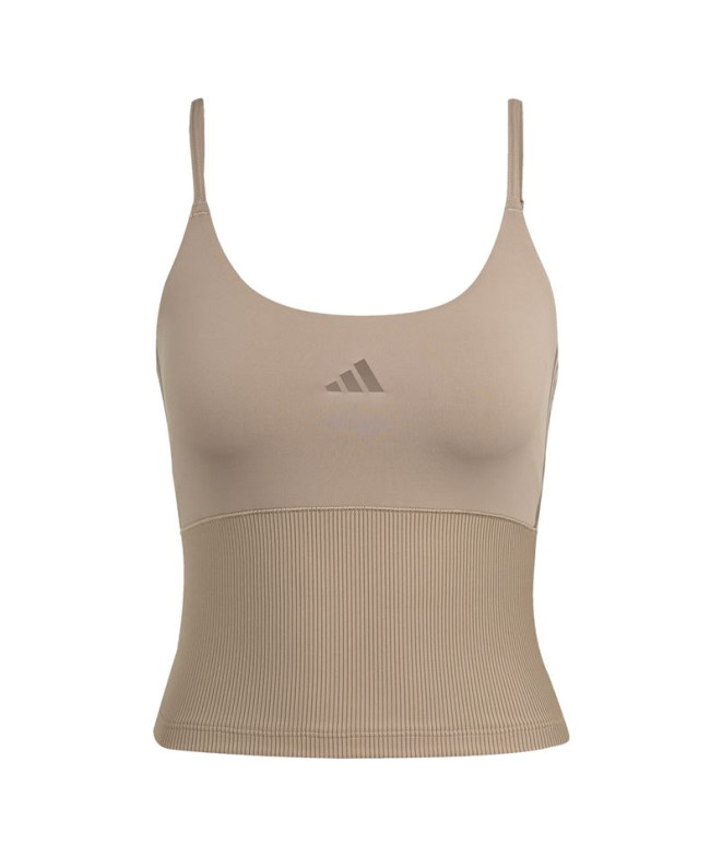 T-shirt Débardeur de Fitness adidas Hyg Rib...