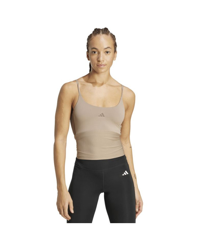 Camiseta Tirantes de Fitness adidas Hyg Rib...